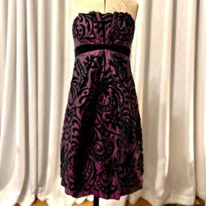 Badgley Mischka Strapless Dress